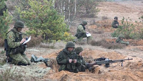 Estų kariai pratybose &bdquo;Stiprus ulonas 2013&rdquo;