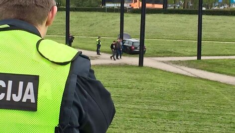 &bdquo;Audi&ldquo; įvykio vietoje, &bdquo;gaudyklės&ldquo; viduryje