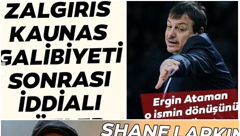 Erginanas Atamanas ir Shane'as Larkinas kalbėjo apie pergalę prie&scaron; &bdquo;Žalgirį&ldquo;.