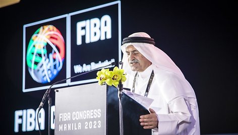 FIBA prezidentas šeichas Saudas Ali Al Thani