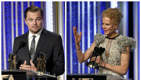 Leonardo DiCaprio ir Nicole Kidman
