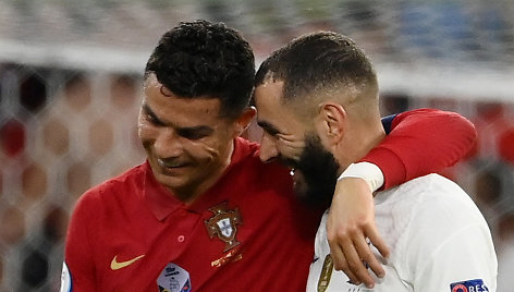 Cristiano Ronaldo ir Karimas Benzema