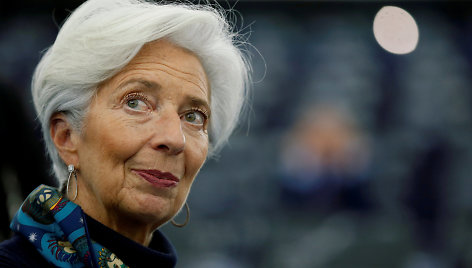 Ch.Lagarde: ECB gali tekti imtis ryžtingesnių veiksmų, nei vien atšaukti paskatas