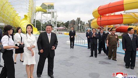 Kim Jong Unas, jo dukra Kim Ju Ae