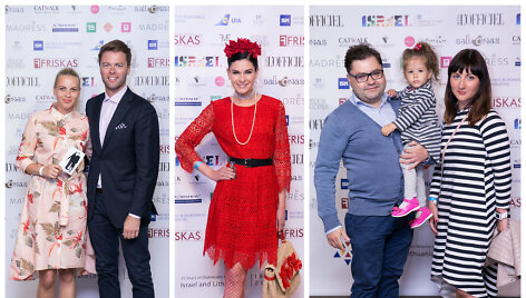 Ignas Krupavičius, Vaida Kazakauskytė, Austėja Jablonskytė, Rafailas Karpis su &scaron;eima