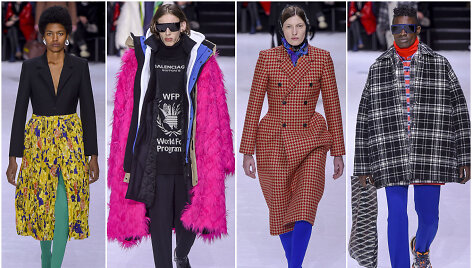 &bdquo;Balenciaga&ldquo; 2018&ndash;2019 m. rudens ir žiemos kolekcijos modeliai
