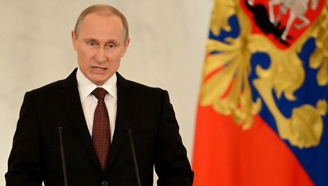 Vladimiras Putinas kreipėsi į parlamentą.