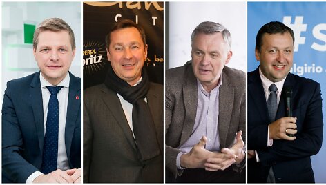 Remigijus &Scaron;ima&scaron;ius, Artūras Zuokas, Robertas Dargis ir Antanas Guoga