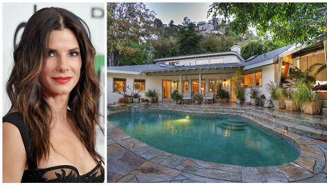 Sandra Bullock i&scaron;nuomoja namą Holivude