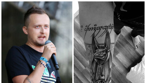 Mantas Katleris ir jo tatuiruotė