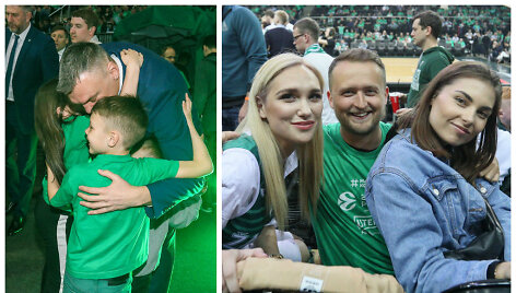 &Scaron;arūnas Jasikevičius su vaikais, Gintarė Songailė, Mantas Katleris, Aistė Kaba&scaron;inskaitė