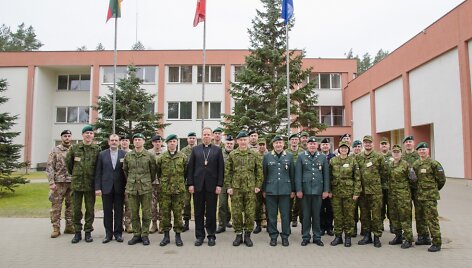 Karo kapelionų pratybų dalyviai