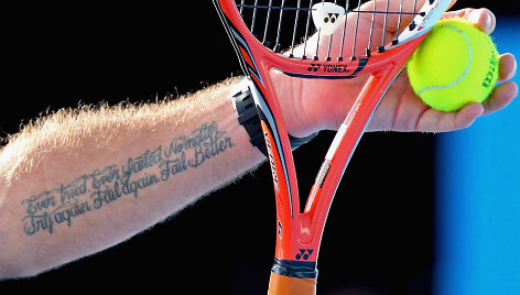 Stano Wawrinkos tatuiruotė
