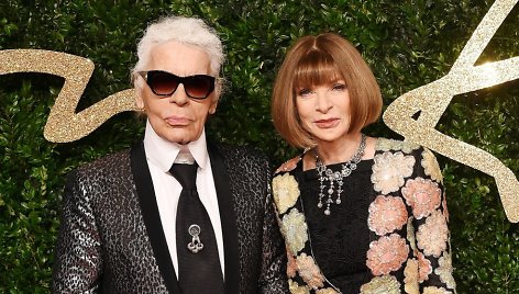 Karlas Lagerfeldas ir Anna Wintour