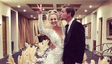 Kaley Cuoco ir Karlas Cookas