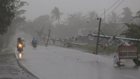Taifūnas Hagupit pasiekė Filipinus 