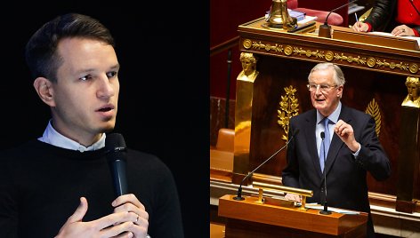 Linas Kojala ir Michelis Barnier