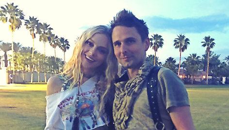 Matthew Bellamy ir Elle Evans