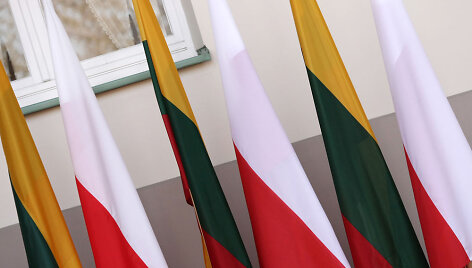 Lenkijos ir Lietuvos vėliavos