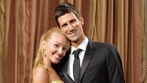 Novakas Džokovičius ir Jelena Ristič