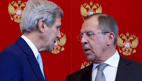 Johnas Kerry ir Sergejus Lavrovas
