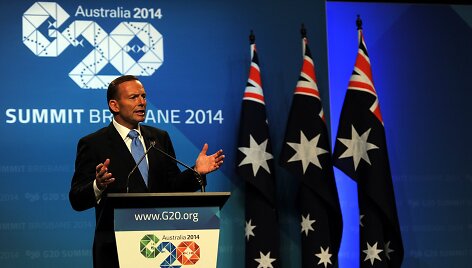 Australijos premjeras Tony Abbottas