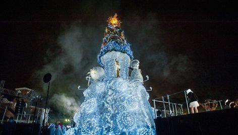 Kauno eglutė išrinkta gražiausia Lietuvoje