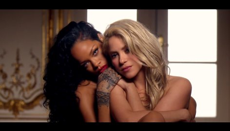 Shakira ir Rihanna dainos „Can't Remember to Forget You“ vaizdo klipe