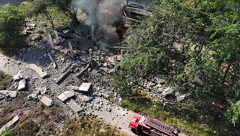 Raketomis ap&scaron;audytas Mykolajivas