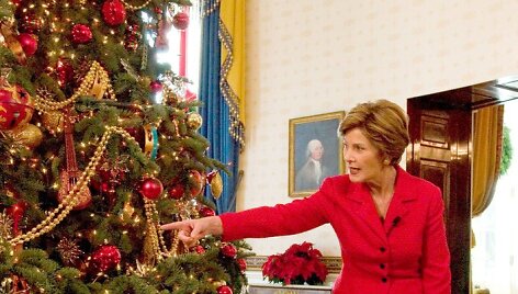JAV pirmoji ponia Laura Bush