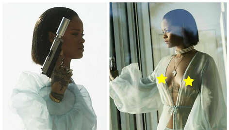 Rihanna vaizdo klipe &bdquo;Needed Me&ldquo;