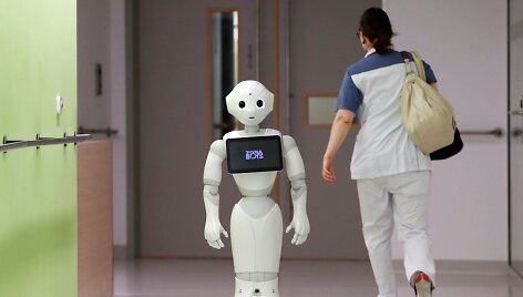 Robotas pradėjo dirbti ligoninėje