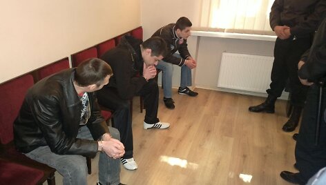 Teisiamieji (i&scaron; kairės) Edvardas Ver&scaron;elis, Dmitrijus Zdancevičius ir Kirilas Strekalovas.