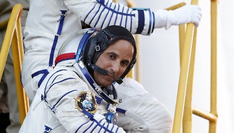 JAV astronautas Josephas Acaba 