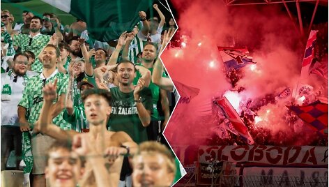 Vilniaus &bdquo;Žalgirio&ldquo; ir Splito &bdquo;Hajduk&ldquo; aktyvieji sirgaliai