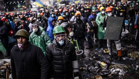 Protestuotojai Ukrainoje