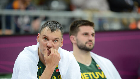 &Scaron;arūnas Jasikevičius ir Linas Kleiza