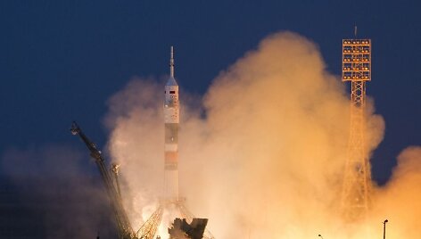 &bdquo;Sojuz TMA-07M&ldquo; raketos pakilimas