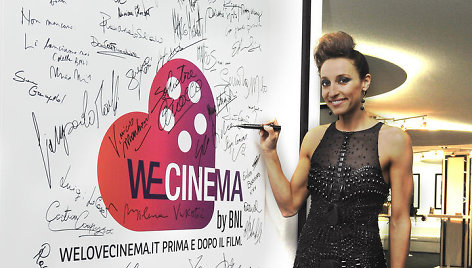 Elisa Di Francisca in Gattinoni Couture Festival del Film di Roma 2013