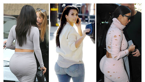 Įspūdingas Kim Kardashian užpakaliukas