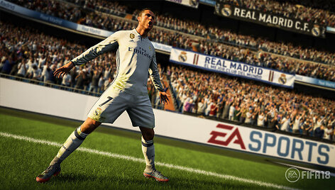 Žaidimo &bdquo;FIFA 18&ldquo; kadras