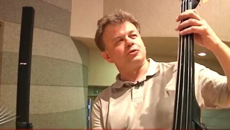 Muzikos instrumentai vaikų akimis &ndash; elektrinis kontrabosas