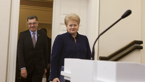 Algirdas Butkevičius ir Dalia Grybauskaitė