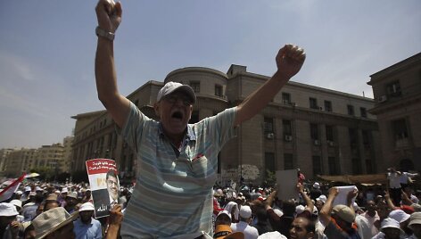 Mohamedo Mursi &scaron;alininkų protestas