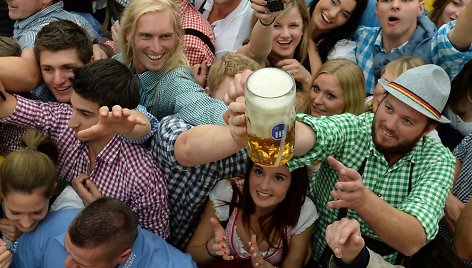 „Oktoberfest“ alaus šventė Miunchene