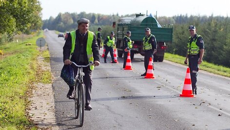 Vilniaus policijos akcija Čekoni&scaron;kėse