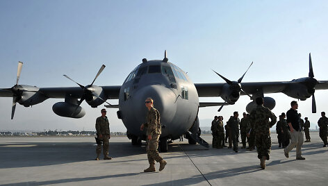 Lėktuvo &bdquo;C-130H Hercules&ldquo; perdavimo Afganistanui ceremonija