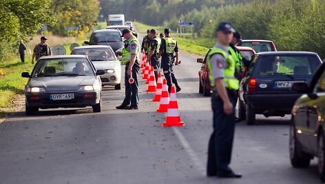 Vilniaus policijos akcija Čekoni&scaron;kėse