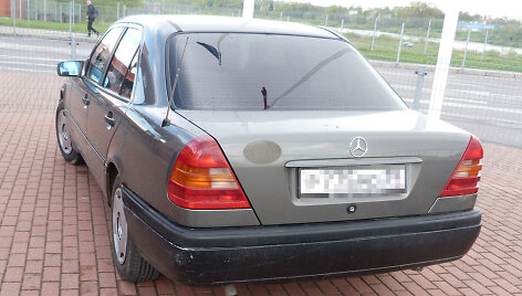 I&scaron; Kaliningrado srities atvykusio ruso automobilis &bdquo;Mercedes-Benz&ldquo;
