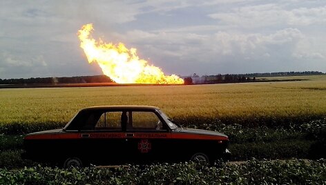 Sprogimas per Ukrainą einančiame dujotiekyje